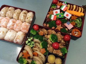 運動会のお弁当の詰め方